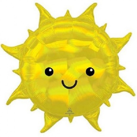 Шар фигура Солнышко перламутровое